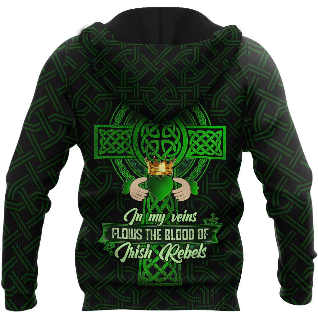 Irish St.Patrick day 3d hoodie shirt for men and women MH3010203S