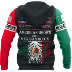 American Grown With Mexican Roots 3D All Over Printed Shirts For Men and Women QB06112003
