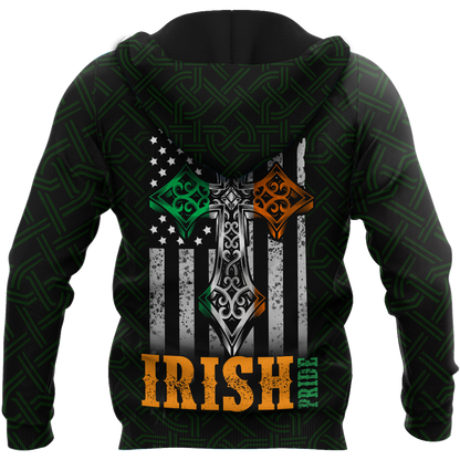 Irish St.Patrick day 3d hoodie shirt for men and women MH3010204S