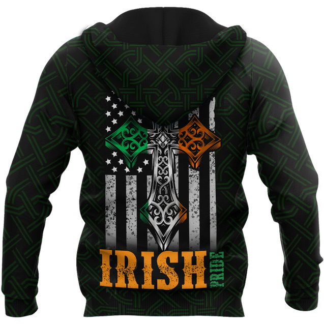 Irish St.Patrick day 3d hoodie shirt for men and women MH3010204S