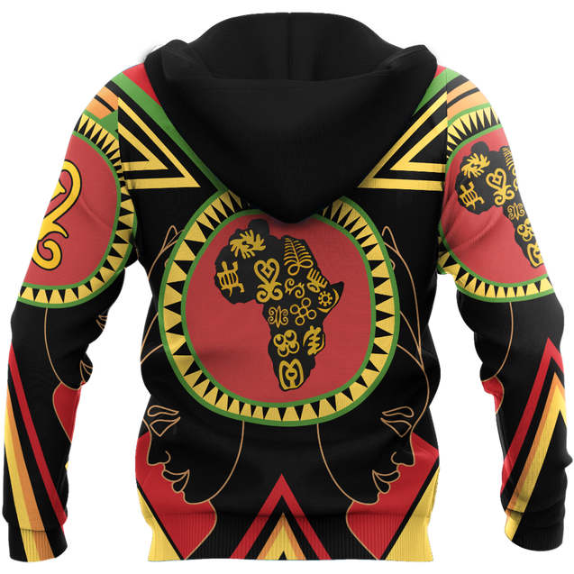 African Adinkra Sankofa Hoodie-ML