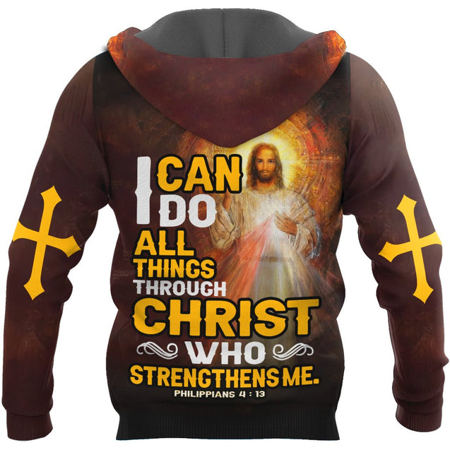 Jesus-I Can Do All Things 3D All Over Printed Unisex Hoodie