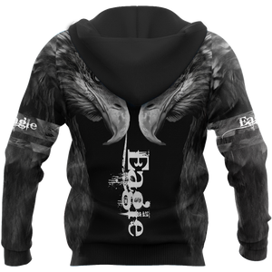 Awesome Eagle Tattoo Hoodie 3D All Over Printed Shirts For Men HHT01092001-LAM