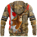 Deer Hunting Canada 3D All Over Printed Shirts For Men LAM