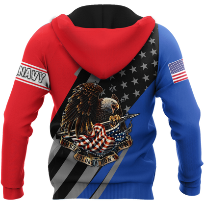 US Navy 3D All Over Printed Shirts For Men and Women TA091420051S