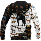 Love Horse 3D All Over Printed Shirts