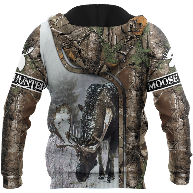 Pheasant Hunting Camo 3D Over Printed Unisex Deluxe Hoodie ML