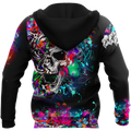 Love Skull animal full color 3D all over printed for man and women QB06092002-Apparel-PL8386-Hoodie-S-Vibe Cosy™
