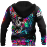 Love Skull animal full color 3D all over printed for man and women QB06092002-Apparel-PL8386-Hoodie-S-Vibe Cosy™