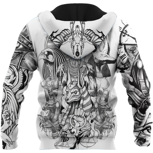 3D God of Egypt Tattoo Over Printed Shirt for Men and Women