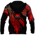 Amazing Samoa Polynesian 3D Tattoo Unisex Deluxe Hoodie ML