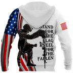 Stand For The Flag Knee For The Fallen 3D All Over Printed Shirts For Men and Women