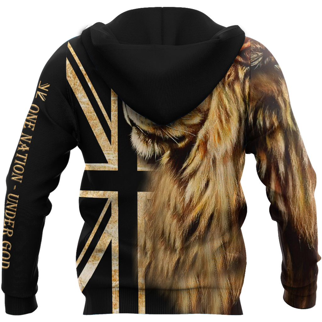 England - One Nation Under God 3D All Over Printed Unisex Shirt