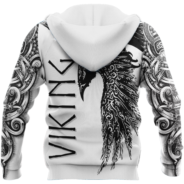 Love Viking tattoos 3D all over printed for man and women-Apparel-PL8386-Hoodie-S-Vibe Cosy™