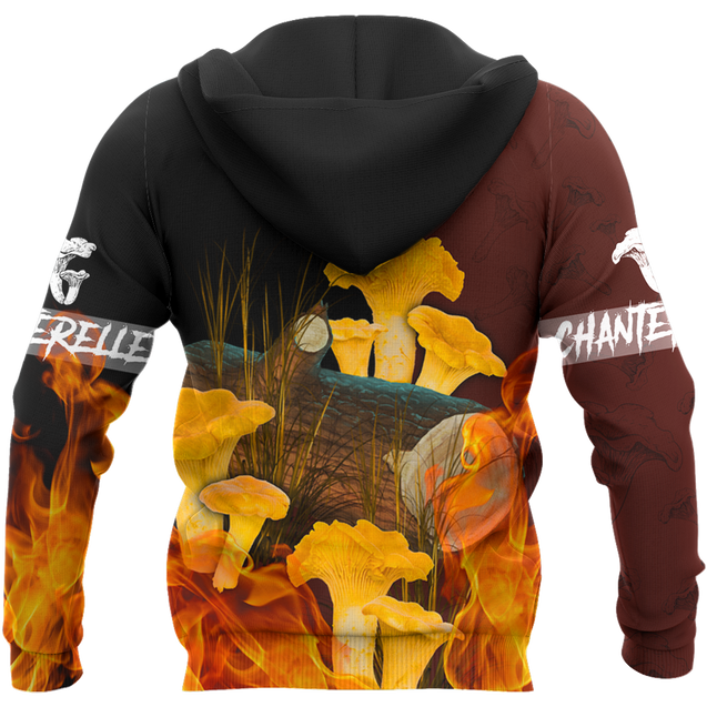 Beautiful Chanterelle mushrooms 3D all over printing shirts for men and women TR0405202-Apparel-Huyencass-Hoodie-S-Vibe Cosy™