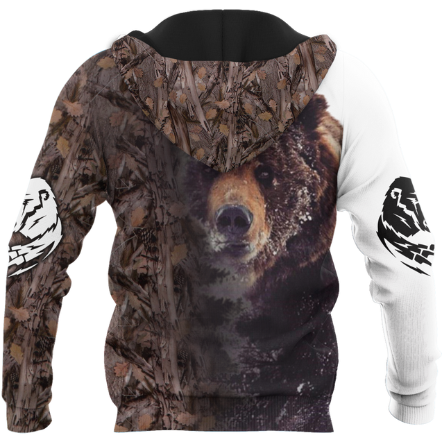 Bear Hunting 3D All Over Printed Shirts For Men