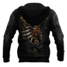 Steampunk Mechanic Skull All Over Printed Hoodie For Men and Women Pi21102002