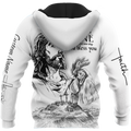 Rooster Rise And Shine Jesus 3D Over Printed Unisex Deluxe Hoodie ML