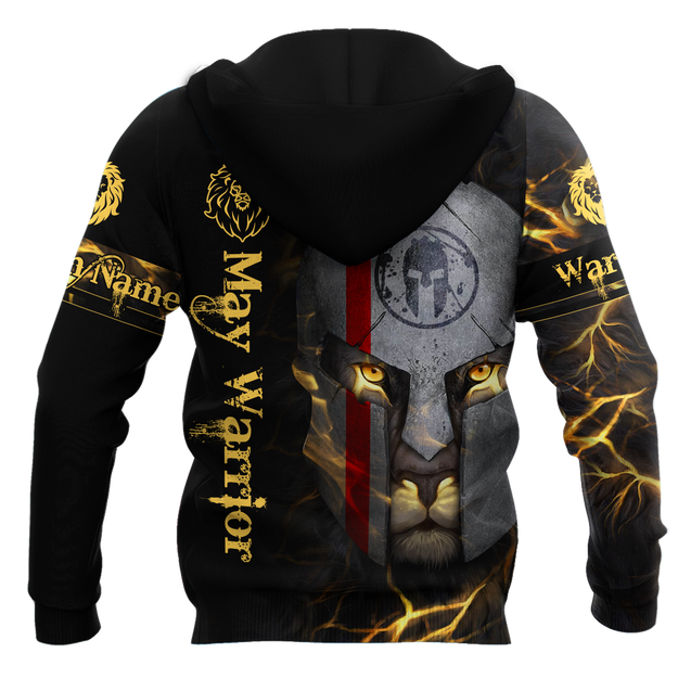 May Spartan Lion Warrior 3D All Over Printed Unisex Shirts