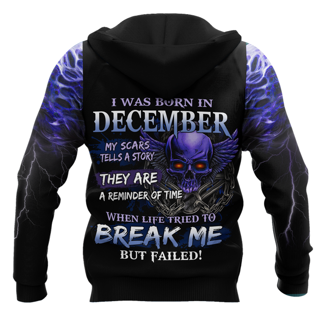 December Guy Skull 3D All Over Printed Shirts Pi24102012ST