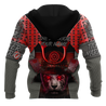 3D Tiger Samurai Warrior Custom Name Hoodie Shirt for Men and Women