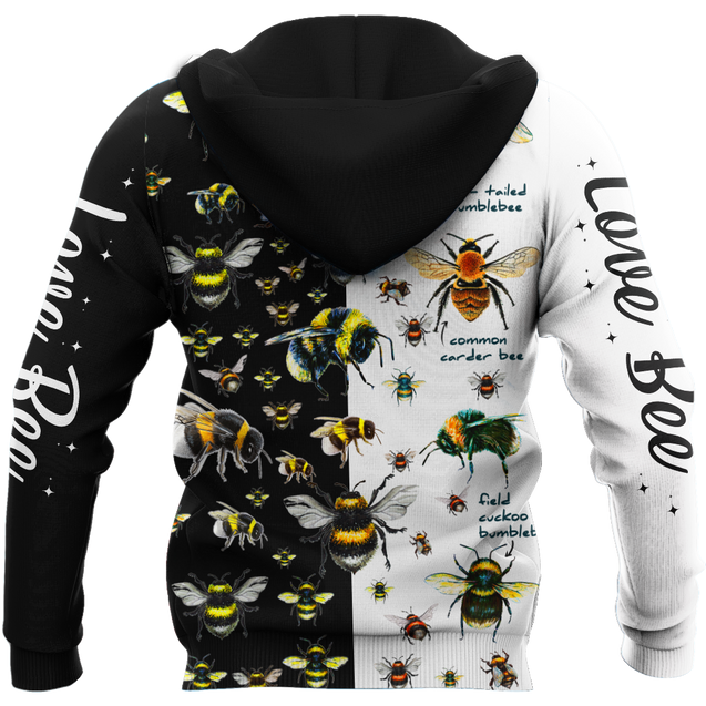 Beautiful Love Bee Hoodie For Men And Women