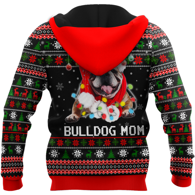 Bulldog mom 3D hoodie shirt for men and women NDD10192004