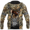 Hunting Labrador 3D Over Printed Unisex Deluxe Hoodie ML