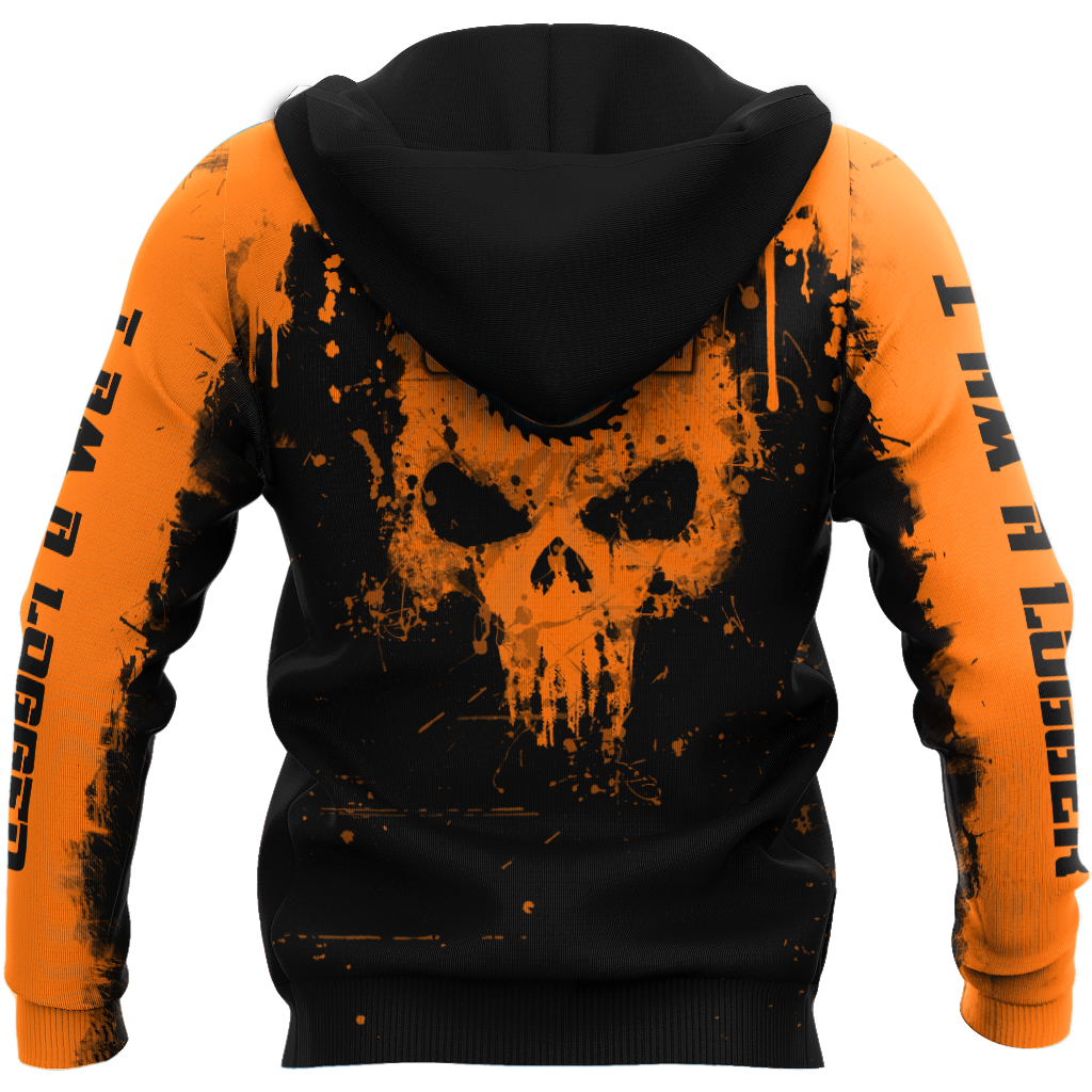 Skull Chainsaw All Over Printed Unisex Shirts NDD10262003