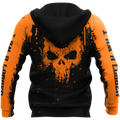 Skull Chainsaw All Over Printed Unisex Shirts NDD10262003