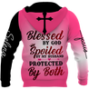 Blessed By God Spoiled By My Husband 3D All Over Printed Shirts NDD10262004