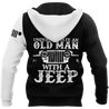 Never Underestimate an Old Man Jeep Skull Unisex Shirts DL20302005