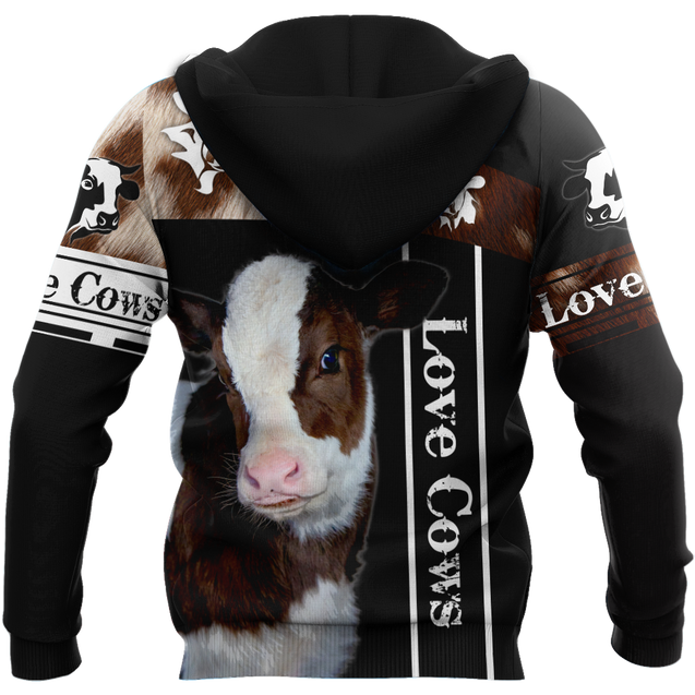 Love Cows - Happy Farm 3D All Over Printed Shirts