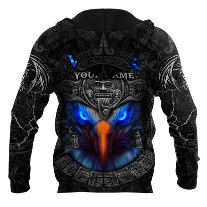 Eagle Warior Aztec 3D All Over Printed Shirts For Men And Women