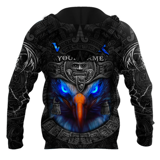 Eagle Warior Aztec 3D All Over Printed Shirts For Men And Women