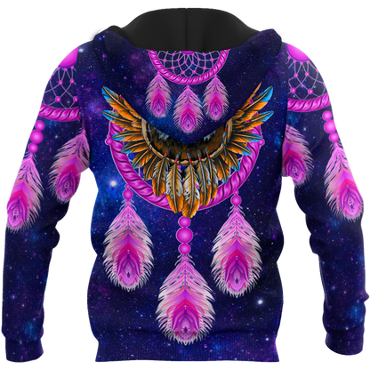 Eagle Purple Dreamcatcher Native American 3D All Over Printed Shirts VP11092002-LAM