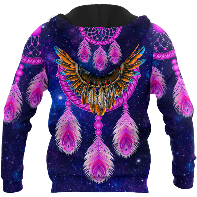 Eagle Purple Dreamcatcher Native American 3D All Over Printed Shirts VP11092002-LAM