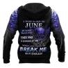 June Guy Skull 3D All Over Printed Unisex Hoodie