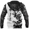 All Over Printed Bear Tatoo Hoodie MEI09262004-MEI