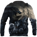 All Over Printed Mythical Wolf Hoodie VP01102001-MEI