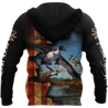 Pheasant Hunting Camo 3D Over Printed Unisex Deluxe Hoodie ML