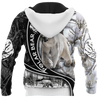 All Over Printed Polar Bear Hoodie VP03102001-MEI