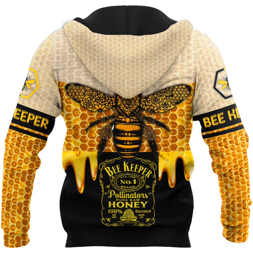 Bee Keeper All Over Printed Hoodie For Men And Women MEI