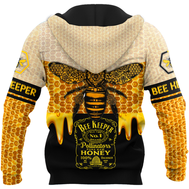 Bee Keeper All Over Printed Hoodie For Men And Women MEI