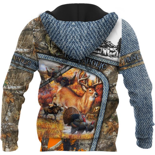 Huntaholic 3D Over Printed Unisex Deluxe Hoodie