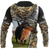 Labrador Hunting 3D Over Printed Unisex Deluxe Hoodie ML