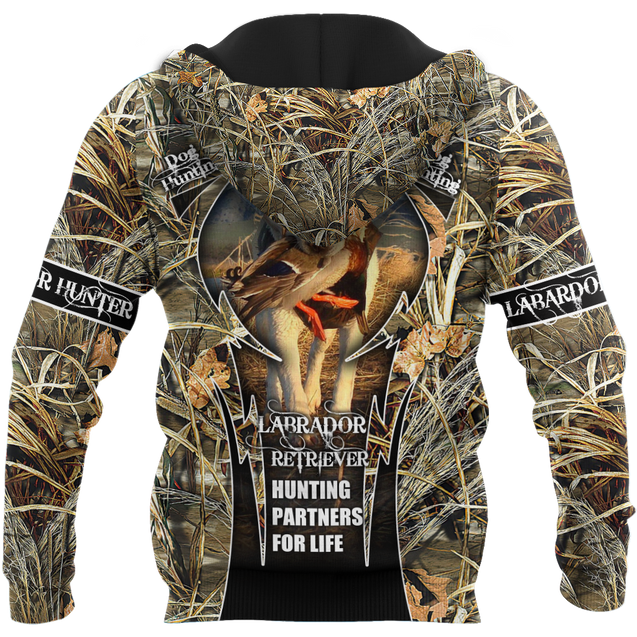 Labrador Hunting 3D Over Printed Unisex Deluxe Hoodie