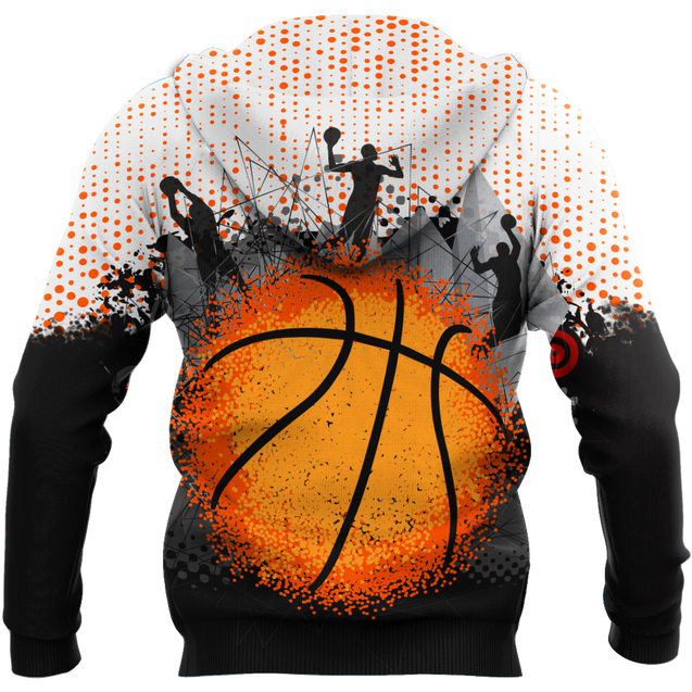 Basketball Love 3D All Over Printed Hoodie Shirt by SUN MH1706201S