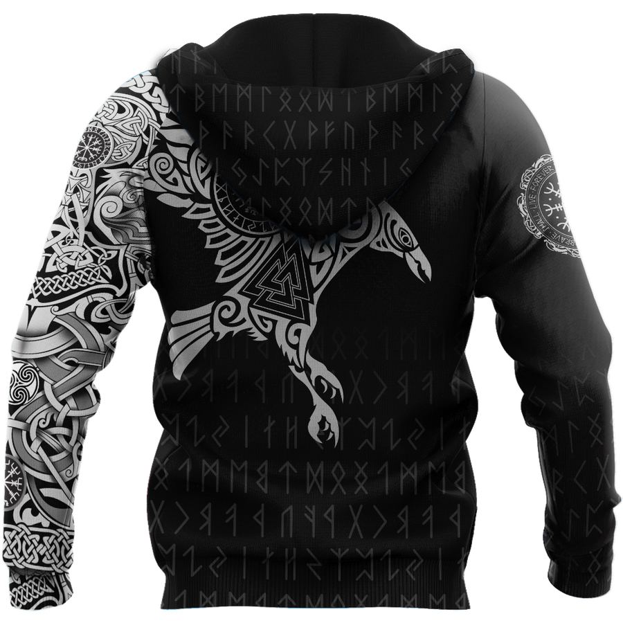 Vikings - The Raven of Odin Tattoo - Amaze Style™-Apparel