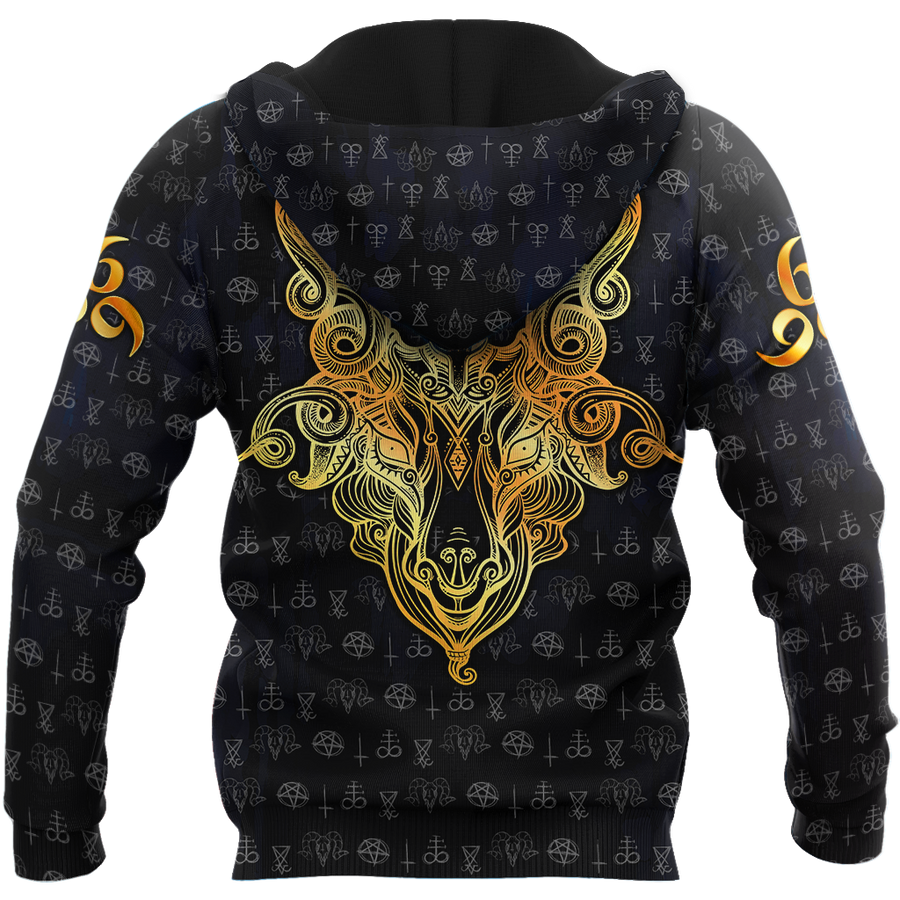 Satanic Tribal 3D All Over Printed Hoodie Shirts For Men And Women JJ25052003-Apparel-MP-Hoodie-S-Vibe Cosy™